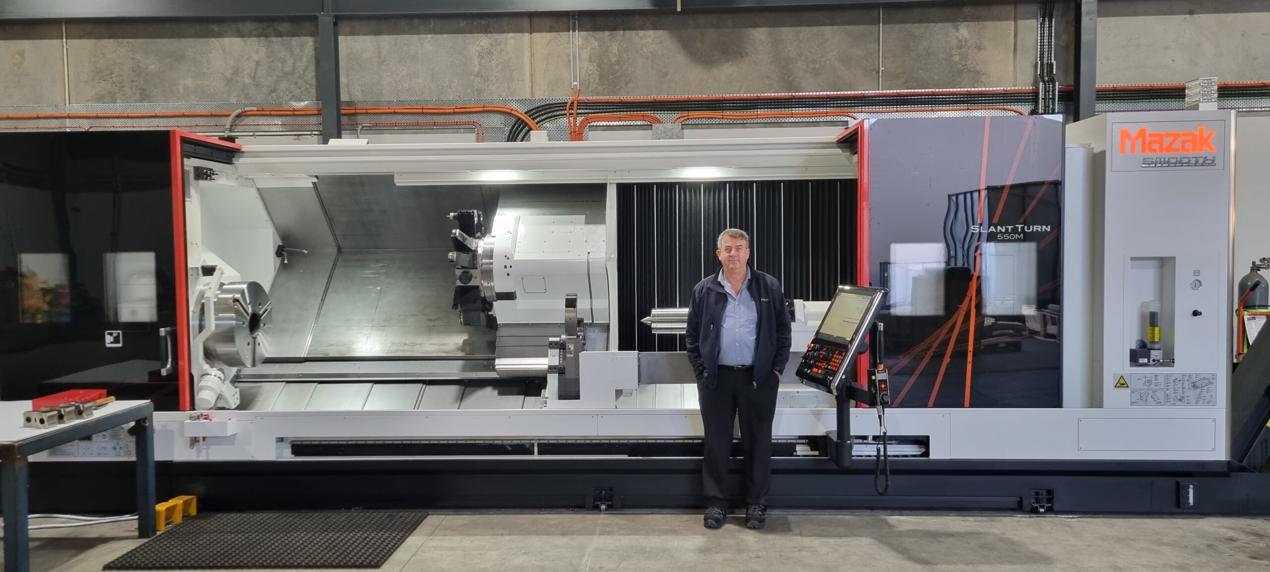 The Mazak Slant Turn 550M Arrives